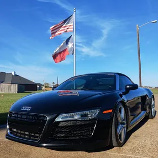 Audi R8 one month after Xpel FUSION 5 yeat Ceramic Coating