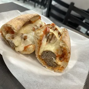 Meatball hoagie