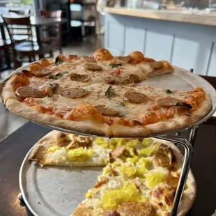 Top: the Proto Pie Bottom: The Sour Kraut Mediums