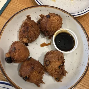 Blueberry Sage Sausage Hushpuppies