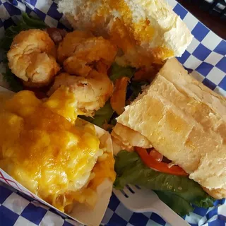 Shrimp Po Boy Sandwich