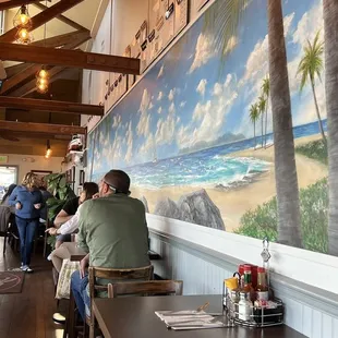 Side view of the restaurant