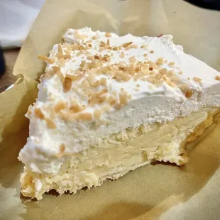 Coconut Cream Silk Pie