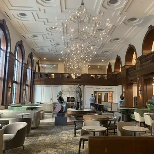 Lobby entrance to the restaurant