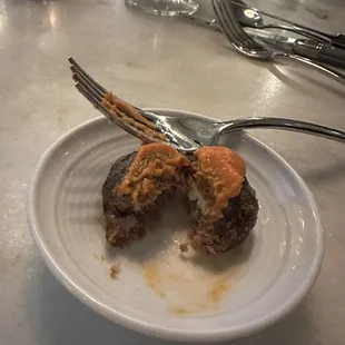 Cheese Stuffed Meatball