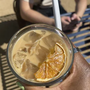 Iced Orange Dream Latte