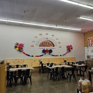 Seating area.