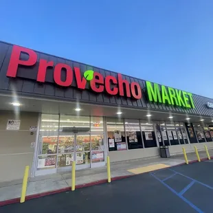 the front of the store