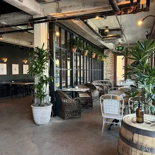 the interior of a restaurant