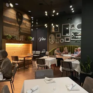 people sitting at tables