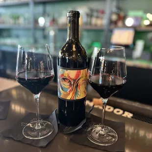 Awesome bottle of wine-Yelpers check in gets 20% wine bottles