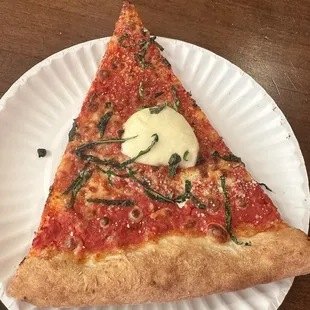 Margherita slice