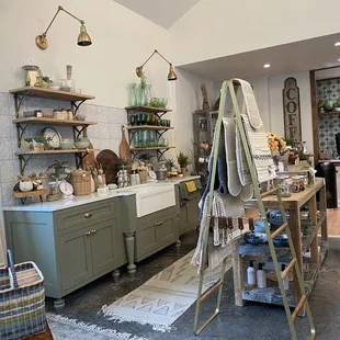 a view of the kitchen