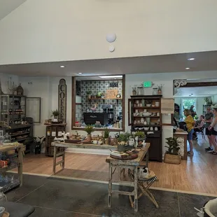Inside the shop
