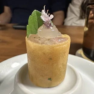 Wild Caught Shima Aji Tartare (Amuse-Bouche)