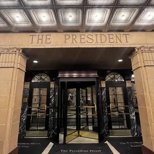 the president entrance