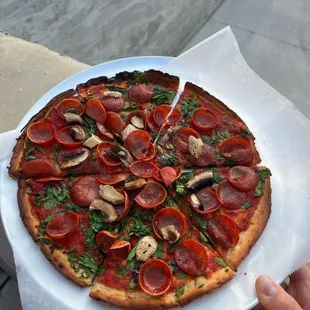 Gluten free pizza