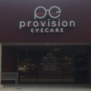 Optometrist office in Miracle Hills