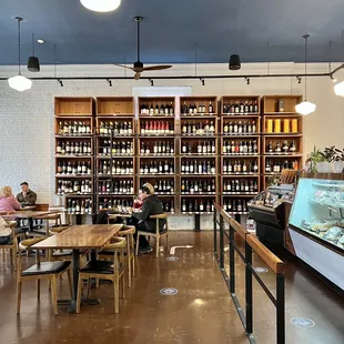 Wall of wine