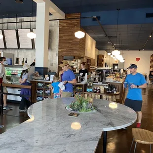 customers at counter
