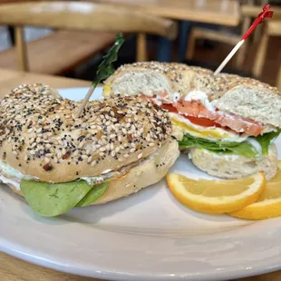 Bagel sandwich