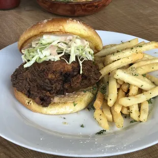 Fried chicken sandwich