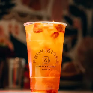 a cup of iced tea