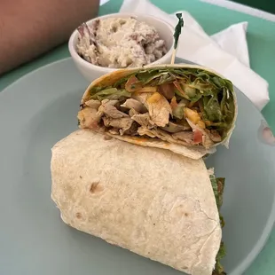 Mediterranean Chicken Wrap