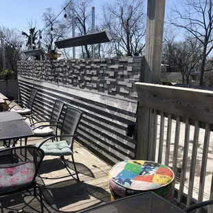 Provost rooftop seating