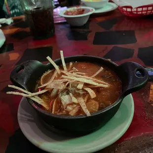 Chicken tortilla soup