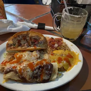PR&apos;s Truck Stop, enchilada, tamale and top shelf margarita...