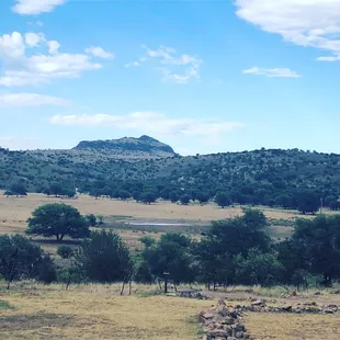 Casket mountain and cow patty pond