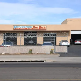 Looking East on prudence we are located 4 blocks North of 22nd St.