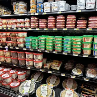 a variety of frozen foods