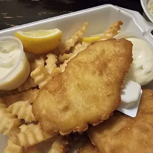 Cod and fries