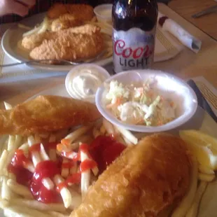 Cod lunch.