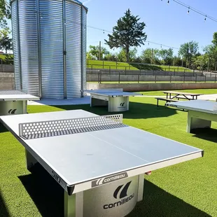 Fun &amp; Games

ping pong, corn hole, a playground, and pickle ball