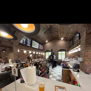 Bar with seating on 3 sides