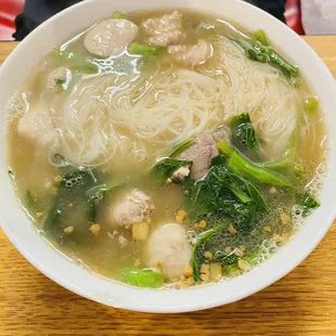 Pork Noodle Soup Kyi Oo