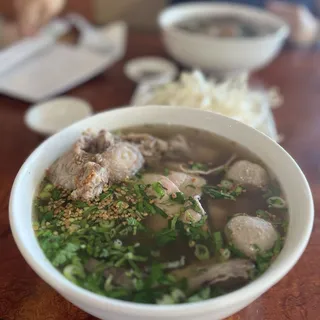 8. Beef and Beef Ball Noodle Soup