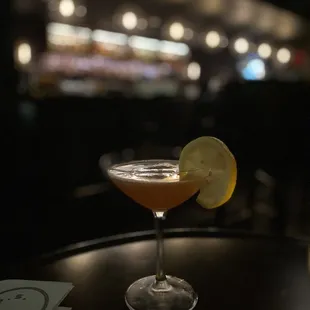 Ask for The Charlie Taylor. This is a mocktail our server, Taylor, and the bartender created for my wife, Charlene: Seedlip, raspberry, lime