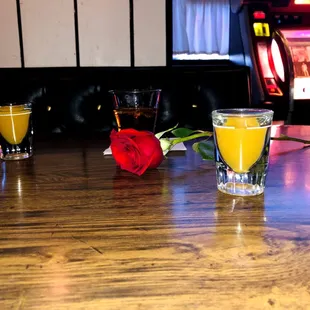 Shots and a Rose
