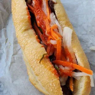 Steak banh mi (good flavor)