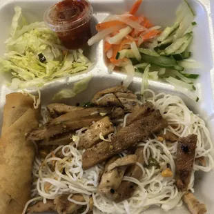 Chicken Vermicelli Bowls