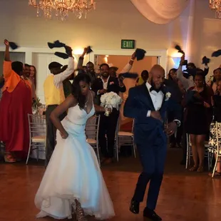 David &amp; Nakia's Grand Entrance