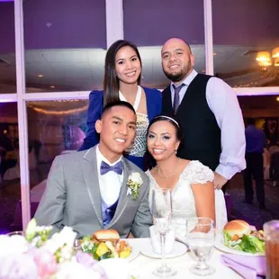 DJ Jonathan &amp; MC Jamie with Mr &amp; Mrs. Romer &amp; Teresa Bercega