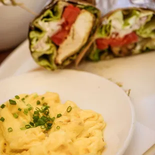 Side of eggs scrambled