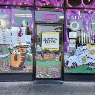 Exterior shot of the store.