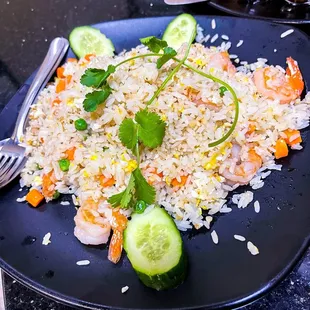 13B. FRIED RICE WITH SHRIMP - CM CHIN TM