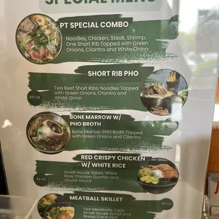 Special Menu